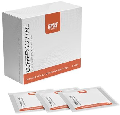 Coffee machine milk system cleaning powder | 6 X 10 gram | All coffee machine types | Powerfully cleans milk and protein fats | Ensures frothy milk every time