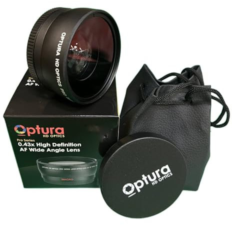 Optura HD 52 mm HD grandangolare con obiettivo macro per Nikon D3200, D3000, D5300, D5000, D5200, D3300, D90, D80, D40, D40X, D70, (Nota importante: funziona solo con obiettivi da 52 mm dimensione
