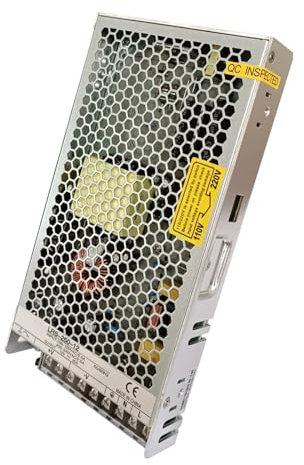 LRS-200W 250W 350W Fuente de alimentación ultraconmutada de Salida única 12V 24V Delgada for Equipos de automatización de Control Industrial (Color : 24V, Size : 200W)