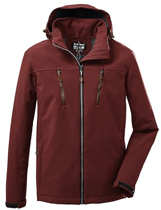 Killtec Herren Kow 163 Mn Sftshll Jckt Softshelljacke/Outdoorjacke mit abzippbarer Kapuze
