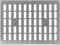 16 x 12 pulgadas (dimensiones exteriores) cubierta de ventilación de pared de aire galvanizada ajustable – Rejilla de metal para interiores y exteriores – Calefacción, refrigeración, ventilación para