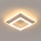 SENQIU LED Deckenleuchte, 30W Modernes Design LED Deckenlampe Quadratisch, Deckenbeleuchtung Led Acryl für Schlafzimmer, Küche, Flur, Wohnzimmer, Bad, Warmweiss 3000K, 30CM