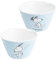 United Labels The Peanuts Müslischale Snoopy 500 ml, Blau mit Punkten, Schüssel aus Porzellan, Müslischüssel, Schale