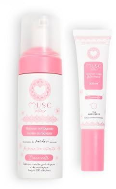 MUSC INTIME La Marque Officielle - Les Intimes - Mousse Intime & Parfum Intime - Sakura - L'Innocente - Parfume & Nettoie En Douceur - Testé Sous Contrôle Gynécologique - 150ml & 30ml