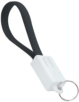 KITANDOVE Usb Cable Key Ring Micro Usb Cable Keychain Data Portable Charging Cord