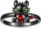GNOCE Ring How to Train Your Dragon Ohnezahn umarmt Herz Ring 925 Sterlingsilber Schwarz Ring Herz CZ Stein Geschenk Ring Für Damen Frau mit Schmuckschatulle zum Valentinstag (8)