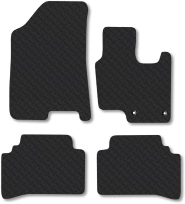 Fits Kia Sportage (2022+) [Plug-in Hybrid] 5mm Rubber Car Mats | Heavy Duty Rubber Tailored Fit Floor Mats Full Coverage Durable Waterproof Accessories Easy Clean Anti Slip Made in the UK
