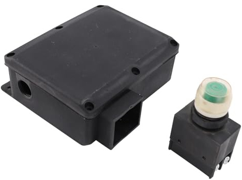 ViaGasaFamido Wood Splitter Motor Switch Box - Universal Voltage ABS Control Box for 4-8 Ton Electric Hydraulic Log Splitters FM8 FM10 FM16