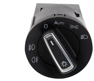 Auto Licht Schalter Kompatibel Mit VW Für Polo Für Golf Für MK4 Für Lupo 1995-2005 Scheinwerferschalter Lichtsteuerknopf OEM:3BD941531