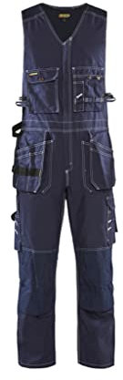 Blaklader 26501370 ÄRMELLOSE OVERALLS, Marineblau, grootte C156
