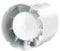 SKS24 Rohreinschubventilator Vents mit Timer, hochwertiges Produkt aus Europa ,, White