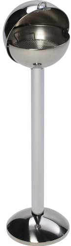 VAR | Kugel-Standascher aus Edelstahl | zur Sandbefüllung | Höhe 970 mm | Ø 260 mm