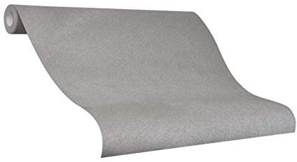marburg Tapete Grau Uni Ideal für Wohnzimmer Colani Visions Made in Germany 10,05m X 0,70m 53320