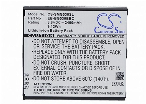 CS-SMG530SL Akku 2400mAh Kompatibel mit [Samsung] Emerge J3, Express Prime 2, Galaxy Amp Prime 2, Galaxy Amp LTE, 3 2018, 3 2018 LTE US, Eclipse Express Gran Duos TV, Grand J2 J2 Duos TD-LTE, Pro, J3