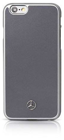 Mercedes-Benz MEHCP6GR Dynamische Metallplatte Harte Schutzhülle für Apple iPhone 6/6S grau