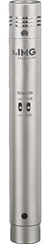 IMG Monacor ECM-270 Studio-Elektret-Mikrofon, Silber, 235140