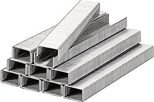 kwb Klammern, Typ Flachdraht, Stahl, C-Spitze, Stahldraht, 1000 Stk. 11,40 mm x 14 mm