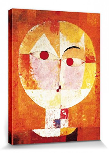 1art1 Paul Klee Poster Senecio, 1922 Bilder Leinwand-Bild Auf Keilrahmen | XXL-Wandbild Poster Kunstdruck Als Leinwandbild 40x30 cm