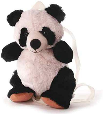 Panda-Rucksack Inware schwarz-weiß, 33x18 cm