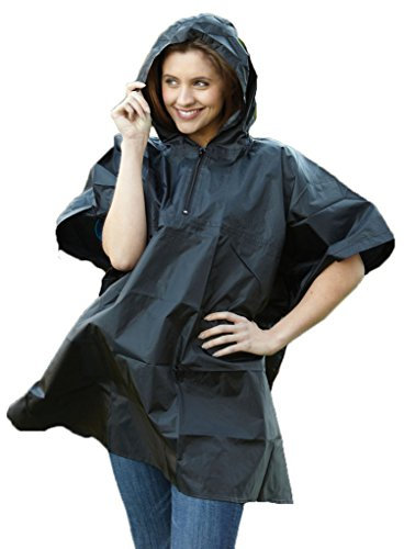 Hi-Vis Yoko Promo Regen Poncho Obermaterial wasserdicht Hoodie Regenjacke Zip Jacket