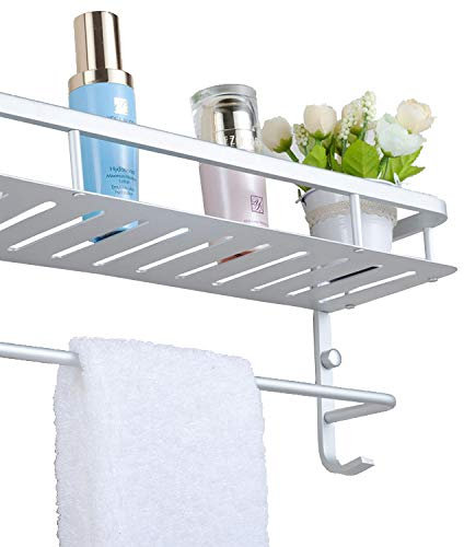 Mensole Bagno Parete Pieghevole Bagno Portasciugamani Mensola Porta Salviette con Porta Salviette