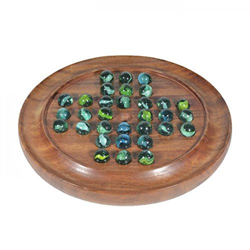 craftuno Handgefertigtes Solitär-Set aus Holz.