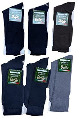 6 calze lunghe uomo filo d scozia