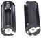 Semoic 2Pcs Noir Support de Batterie pour 3 x 1.5V Piles AAA Torche