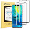 Lanhiem Huawei Mate 20 Pro Schutzfolie, [Vollständige Abdeckung] Blasenfrei Anti-Kratzer 9H Härte Displayschutzfolie - Schwarz, [2 Stück]