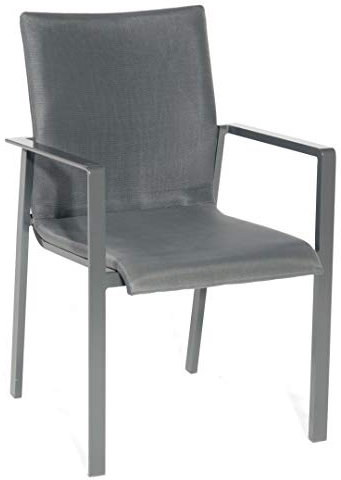 Müsing West Stapelsessel 4er-Set Aluminium Anthrazit