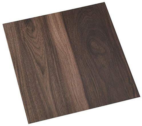 vidaXL 55x PVC-Fliesen Selbstklebend Vinyl-Fliesen Bodenbelag Vinylboden Laminat Dielen Laminatboden Fußboden Fliese Wohnzimmer 5,11m² Dunkelbraun