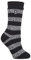 HEAT HOLDERS - Damen Extra Warm Innen Flauschig Thermosocken für Geschenk | Socken für Winter (DE/NL/SE/PL, Numerisch, 37, 42, Regular, Regular, Schwarz/Weiß (Chunky Stripe))