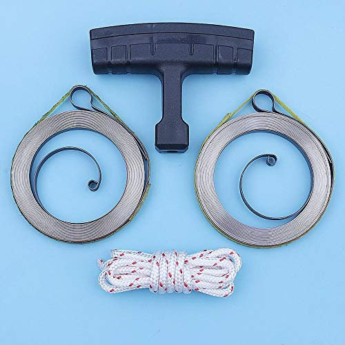 Luxuypon Kit di impugnature per corda di avviamento a molla compatibile con motosega Husq-varna 254 261 262 262XP 261EPA 257 501630202 501630203 pezzi di ricambio