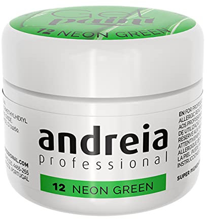 Andreia Gel Paint Verde Neon 12 4 ml