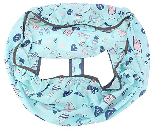 Nikou Baby Einkaufswagen Abdeckung, Einkaufswagenschutz Stuhlabdeckung Tragbare Trolley Babysitzabdeckung Weiche Unterlage, Universal Kleinkind Hochstuhl und Warenkorb Kissen