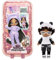 Na! Na! Na! Surprise Fuzzy Surprise Serie 1 - PETER PANDA - 18 cm posierbare Modepuppe - Panda-inspiriert mit beflocktem Körper, Mütze, Brille, Outfit und Schuhen - Spielzeug für Kinder ab 4 Jahren