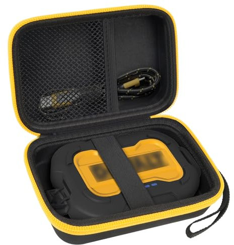 Case Compatible with DeWALT Powerbank 10000MAH/for Magnetic Power Bank 5,000mAh, Battery Charger Storage Holder Organizer, Power Bank Carrying Bag Cover with Mesh Bag Fits for USB Cable ( Box Only)
