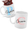 Tazza Personalizzata con Nome e Lettera Iniziale, Idea Regalo Originale Natale Compleanno Lui Lei, Tazza in Ceramica per Colazione 100% Made in Italy