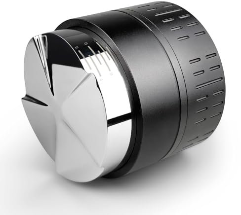 HOLIHOKY Distributeur d'expresso 54 mm, Distributeur Automatique pour Porte-Filtre à café Avant Le Tampon, nivellement Automatique, s'adapte à Tous Les Porte-filtres de 54 mm