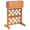 ARKEM Jardinière à Treillis de Jardin Orange 45x30x74cm Bois de Sapin,Jardiniere sur Pieds,Jardiniere Terrasse