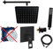 vanvilla Duschsystem mit Unterputz Duscharmatur von Grohe Eurocube Einhandmischer und vanvilla Regendusche mit Armatur, Duschkopf, Dusch-SET GS01-ob schwarz matt