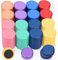 MIN CI 96Stück Whiteboard Magnete, 8 Farben Mini Magnete Bunt Rund, Kühlschrankmagnete