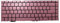 Tastiera Retroilluminata per Laptop per MSI Prestige 14 A10 A10RAS A10RB A10RBS A10SC Prestige 15 A10 A10SC Rosa Italia IT Senza Cornice Nuovo