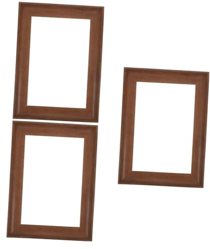 Cabilock 3 Sätze Rahmen für Ölgemälde Bilderrahmen Fotorahmen selber machen kunststoffrahmen für kinderbilder picture frame Tischgestell aus Holz von Ölgemälden hölzern