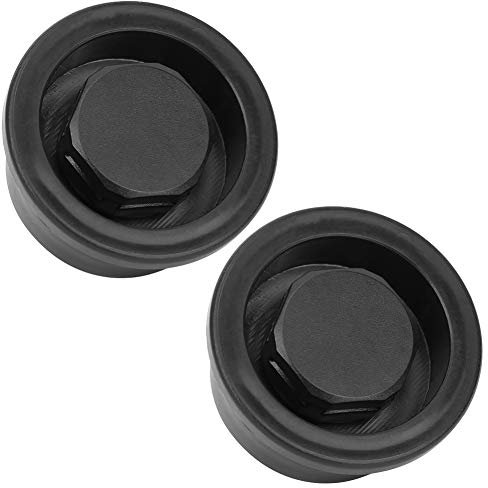 2 Stücke PVC Surfbrett Vent Loch Plug für Stand Up Paddel Boards Surfbretter Boote Anti Wasser Auto Ventil mit UV Beständig und Einfache Installation (Schwarz)