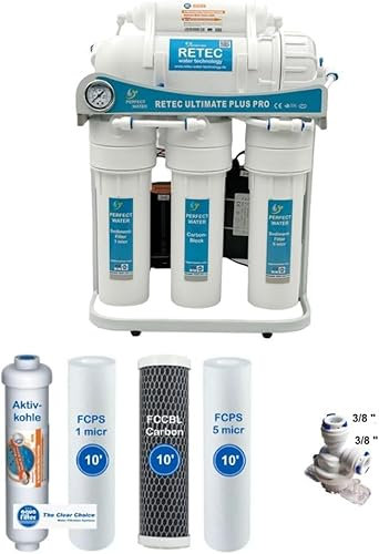 Umkehr-Osmoseanlage 1000 GPD Ultimate PLUS Basic direct flow kein Tank nötig Umkehrosmosewasserfilter Wasserfilter Trinkwasser Umkehrosmose Reverse Osmosis