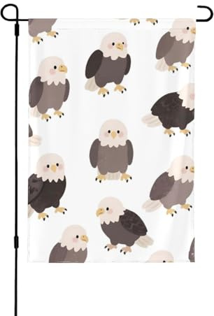 Niedliche Vogel-Fahne, doppelseitig, bedruckt, Banner, Dekoration für den Außenbereich, 71,1 x 101,6 cm
