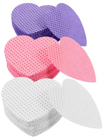 ULTECHNOVO 3 Boxen Boxen Nagellackentferner Pads Fusselfrei Nagelentferner Wattepads Nagellack Entfernerpads in Weiß Rosa Violett für Gel Acrylnägel Geeignet
