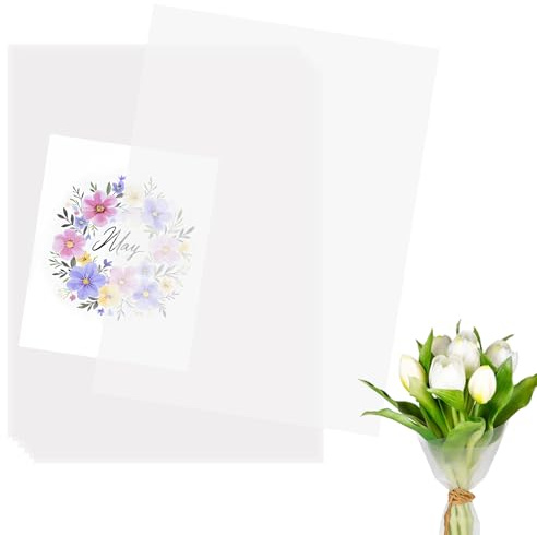 Transparentpapier A4, 100 Blatt – Bedruckbares Pergamentpapier (110g/m²), Weiß & Durchsichtiges Pauspapier für Zeichnen, Architekturskizzen und DIY-Projekte
