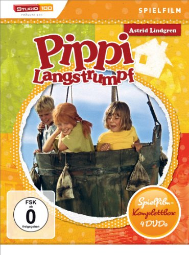 Astrid Lindgren: Pippi Langstrumpf - Spielfilm Komplettbox [4 DVDs, Digital restauriert]